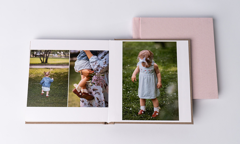 Poza album din pânză